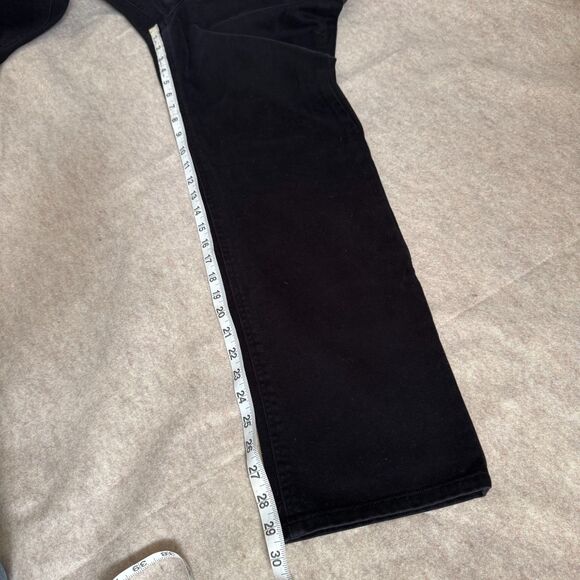 Vtg y2k Ralph Lauren black straight high rise jeans women’s 10 (fits 6/8) READ - Picture 9 of 10